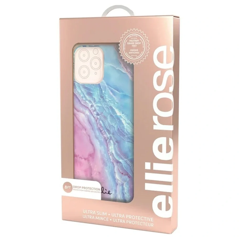 Blue and Pink Marble Phone Case